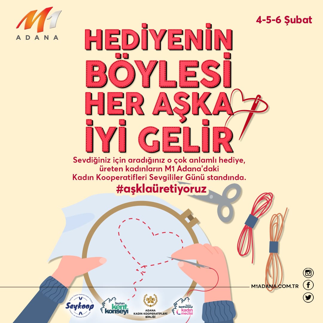 Kadınlar bu kez “Sevgililer” için hediye üretti