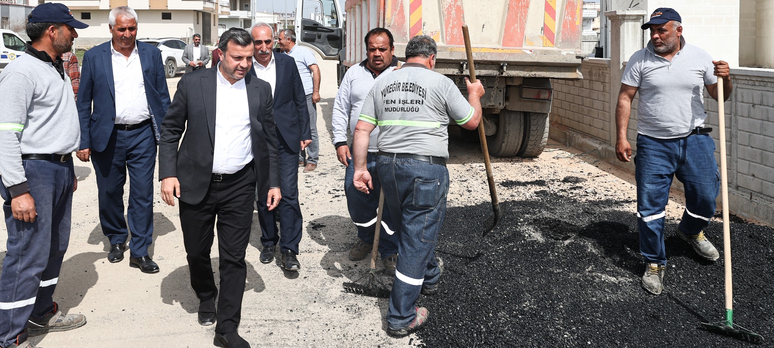 BAŞKAN KOCAİSPİR SOLAKLI’DA ÇALIŞMALARI DENETLEDİ