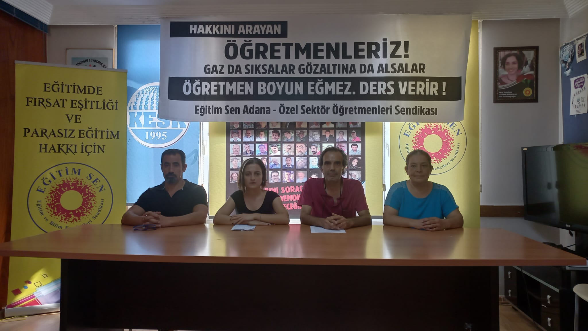 “Gaz da Sıksalar Gözaltına da Alsalar Öğretmen Boyun Eğmez. Ders Verir!”