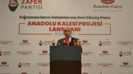 ZAFER PARTİSİ ÖRTÜLÜ İSTİLAYI ANADOLU KALESİ İLE SONA ERDİRECEKTİR