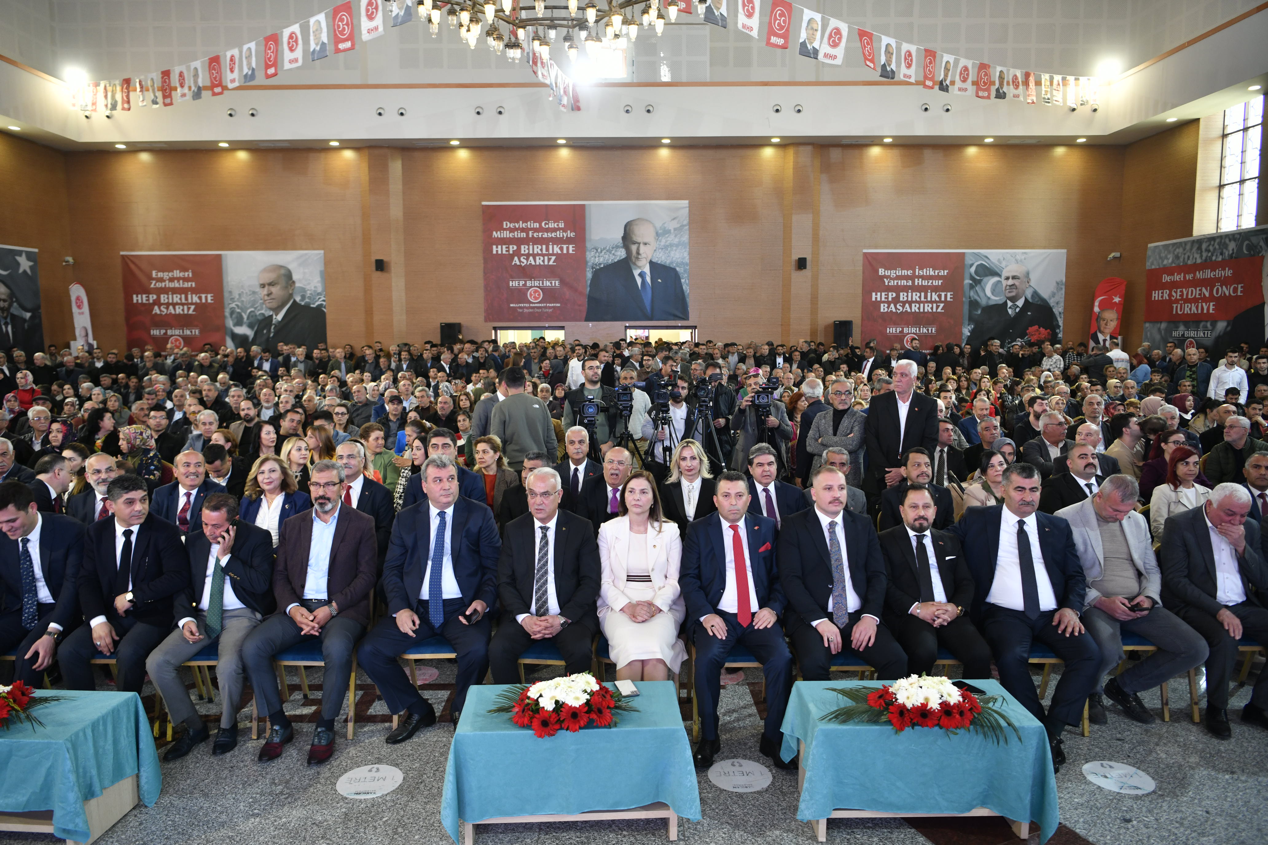 MHP Adana Milletvekili Aday Adayları muhteşem bir törenle tanıtıldı…