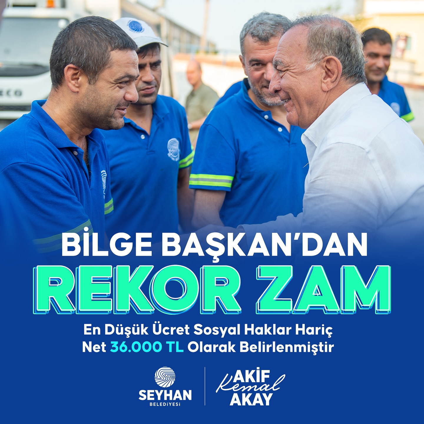 Seyhan’da en düşük işçi maaşı  36 Bin TL