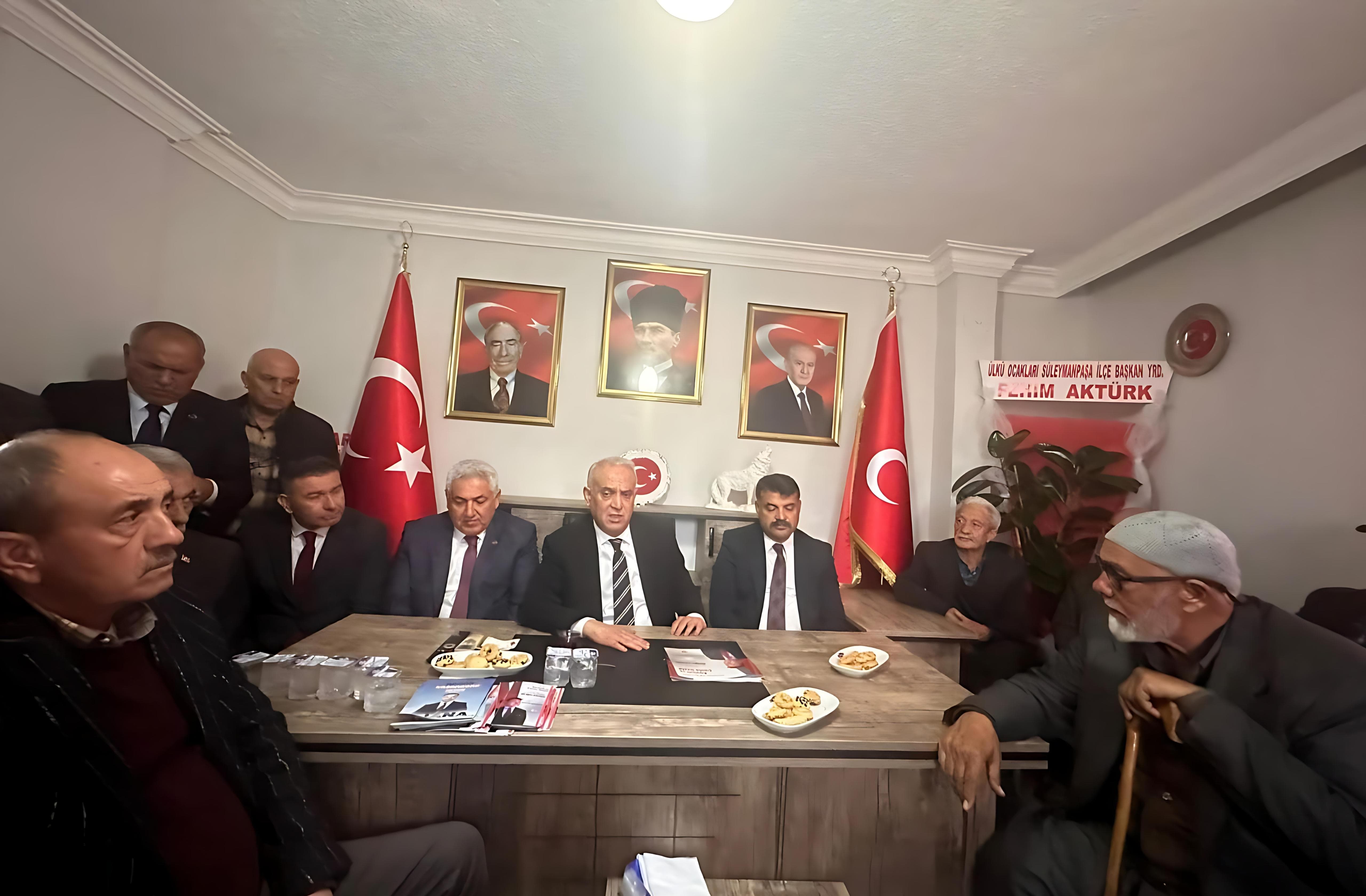 Başkan Yusuf KANLI’dan, yeni atanan teşkilata ziyaret…