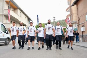 Gençlerin özgürlük ve adalet için başlattığı Özgürlük Yürüyüşü 118. kilometresinde