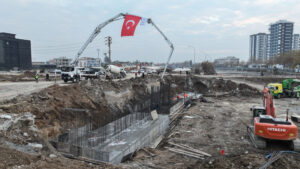 Ege Bağatur Farklı Seviyeli Kavşak Projesi’nin temeli atıldı