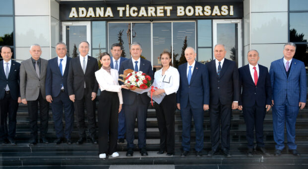 ADANA VALİSİ MUSTAFA YAVUZ’DAN ADANA TİCARET BORSASI’NA ZİYARET