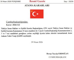 Yeni Atama kararları Resmi Gazetede yayınlandı.