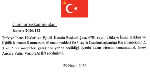Yeni Atama kararları Resmi Gazetede yayınlandı.