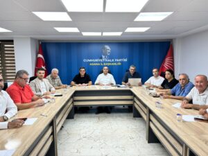 CHP Adana İl Yönetiminde, Görev Dağılımı yapıldı.